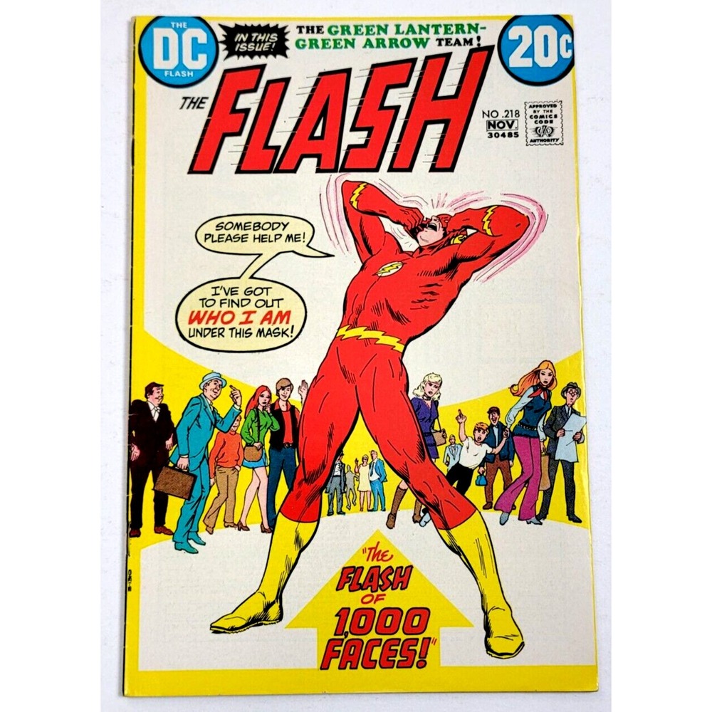 FLASH #218  (1972) / VF /  GREEN LANTERN / GREEN ARROW‎